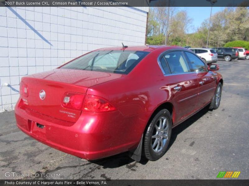 Crimson Pearl Tintcoat / Cocoa/Cashmere 2007 Buick Lucerne CXL