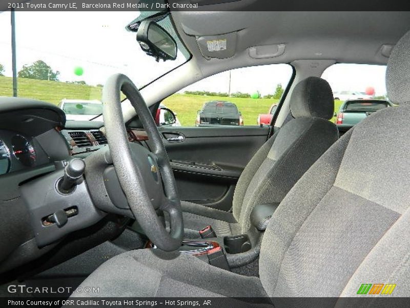 Barcelona Red Metallic / Dark Charcoal 2011 Toyota Camry LE