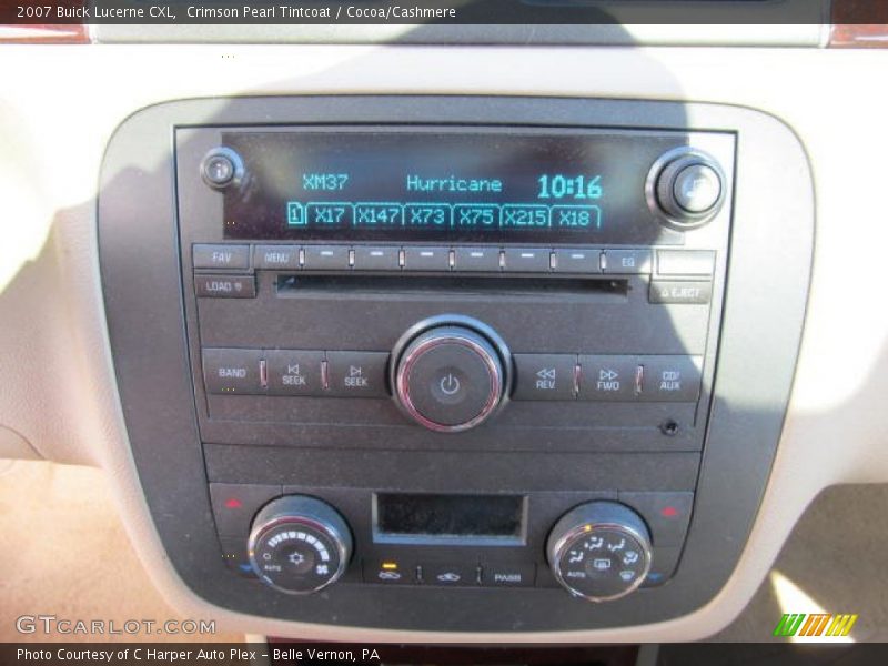 Crimson Pearl Tintcoat / Cocoa/Cashmere 2007 Buick Lucerne CXL