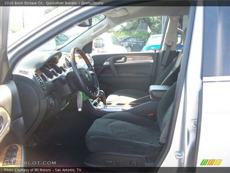 Quicksilver Metallic / Ebony/Ebony 2010 Buick Enclave CX