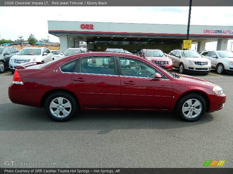 Red Jewel Tintcoat / Ebony Black 2008 Chevrolet Impala LT