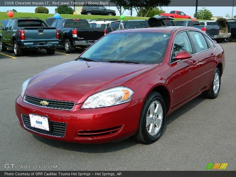 Red Jewel Tintcoat / Ebony Black 2008 Chevrolet Impala LT