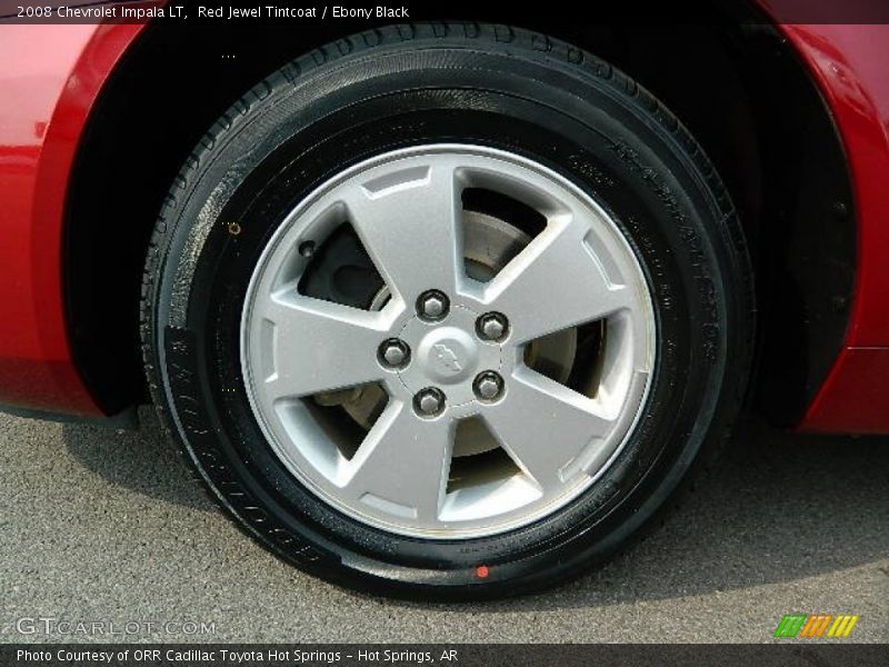 Red Jewel Tintcoat / Ebony Black 2008 Chevrolet Impala LT
