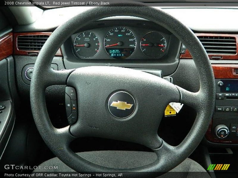 Red Jewel Tintcoat / Ebony Black 2008 Chevrolet Impala LT