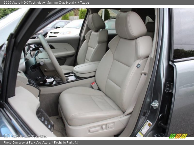 Sterling Gray Metallic / Taupe 2009 Acura MDX Technology