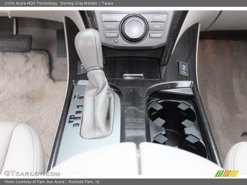 Sterling Gray Metallic / Taupe 2009 Acura MDX Technology
