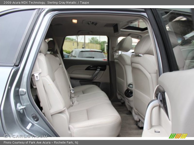 Sterling Gray Metallic / Taupe 2009 Acura MDX Technology