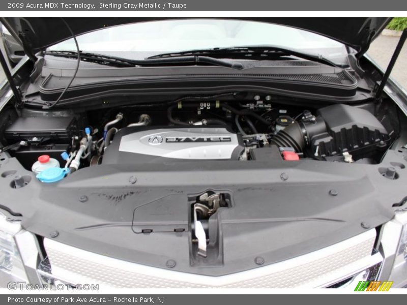 Sterling Gray Metallic / Taupe 2009 Acura MDX Technology