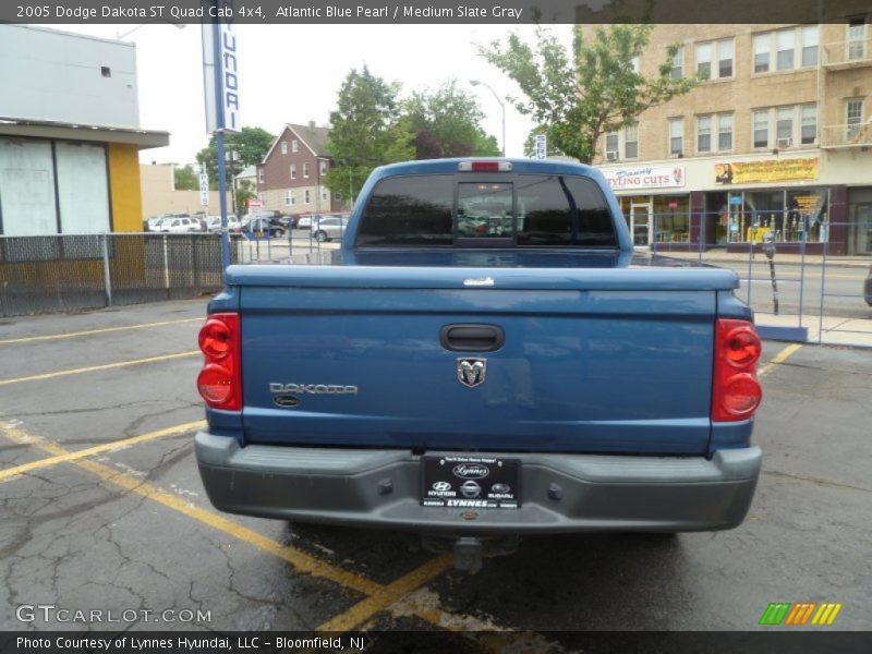 Atlantic Blue Pearl / Medium Slate Gray 2005 Dodge Dakota ST Quad Cab 4x4
