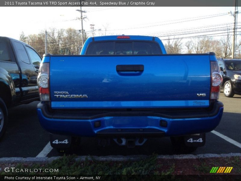 Speedway Blue / Graphite Gray 2011 Toyota Tacoma V6 TRD Sport Access Cab 4x4