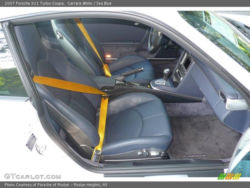  2007 911 Turbo Coupe Sea Blue Interior