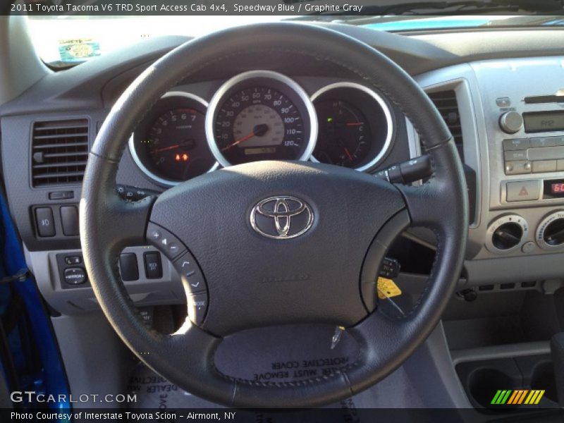 Speedway Blue / Graphite Gray 2011 Toyota Tacoma V6 TRD Sport Access Cab 4x4