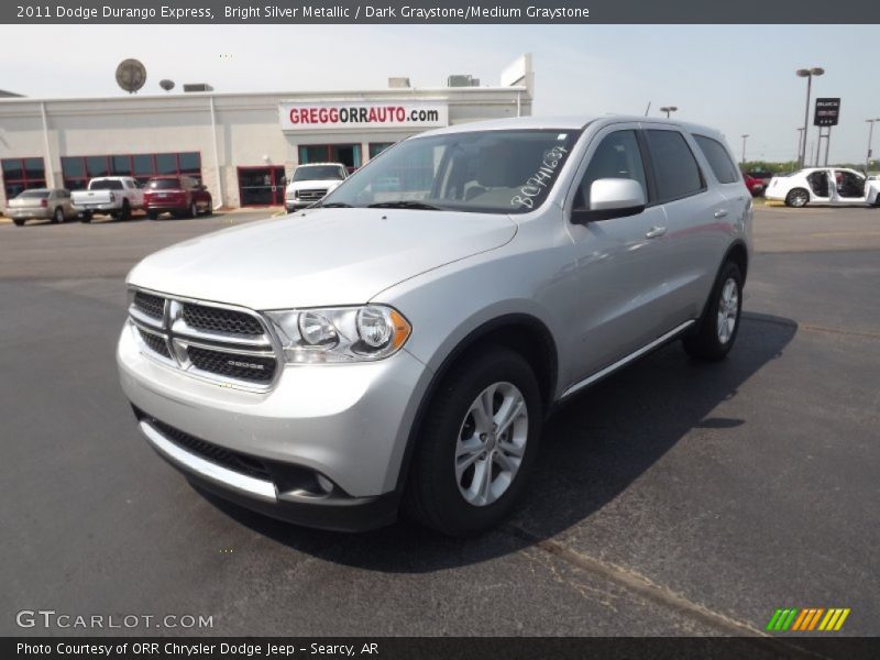 Bright Silver Metallic / Dark Graystone/Medium Graystone 2011 Dodge Durango Express