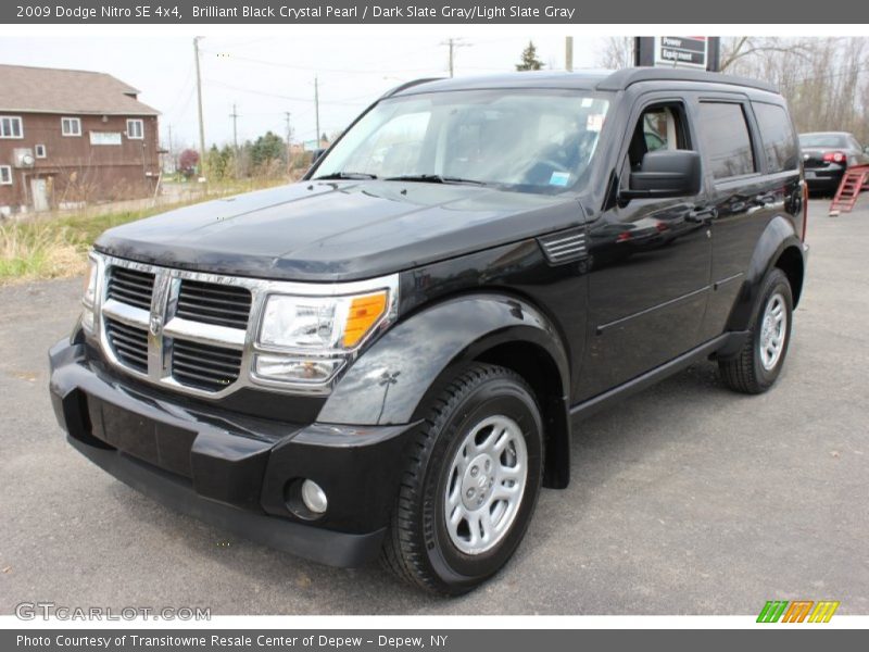 Brilliant Black Crystal Pearl / Dark Slate Gray/Light Slate Gray 2009 Dodge Nitro SE 4x4