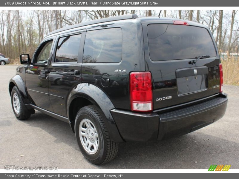 Brilliant Black Crystal Pearl / Dark Slate Gray/Light Slate Gray 2009 Dodge Nitro SE 4x4