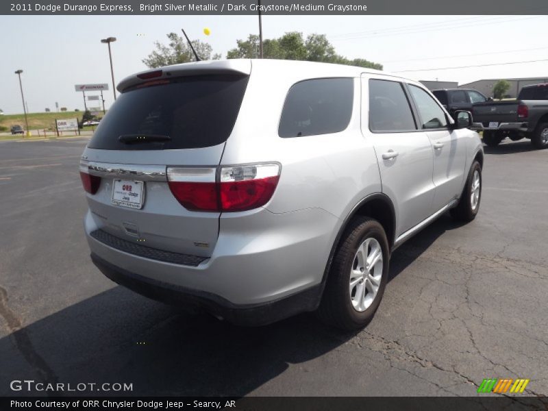 Bright Silver Metallic / Dark Graystone/Medium Graystone 2011 Dodge Durango Express