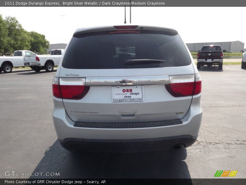 Bright Silver Metallic / Dark Graystone/Medium Graystone 2011 Dodge Durango Express