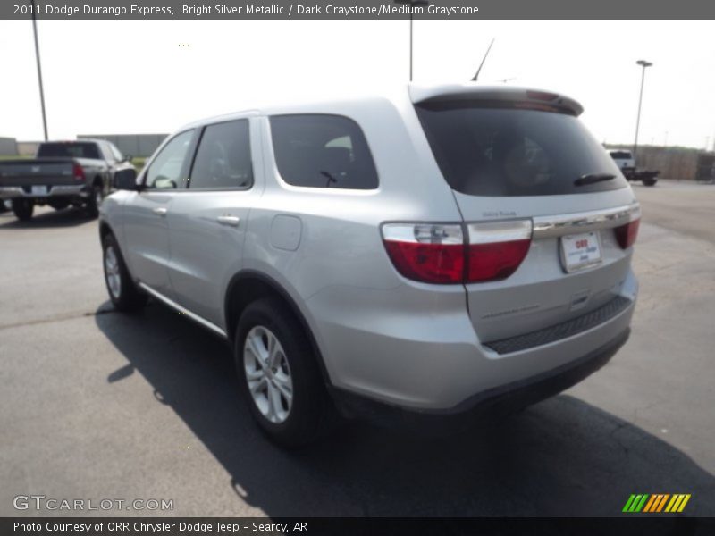 Bright Silver Metallic / Dark Graystone/Medium Graystone 2011 Dodge Durango Express