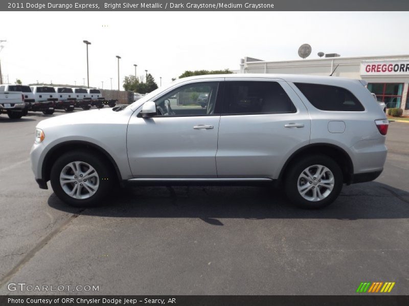 Bright Silver Metallic / Dark Graystone/Medium Graystone 2011 Dodge Durango Express