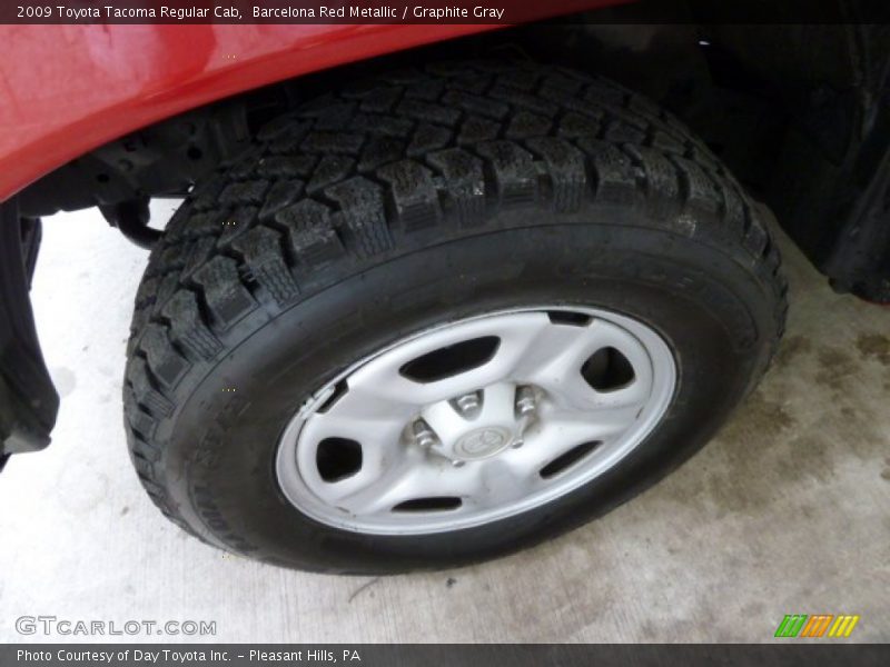 Barcelona Red Metallic / Graphite Gray 2009 Toyota Tacoma Regular Cab