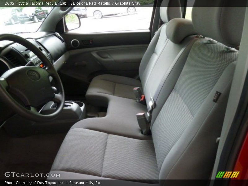 Barcelona Red Metallic / Graphite Gray 2009 Toyota Tacoma Regular Cab