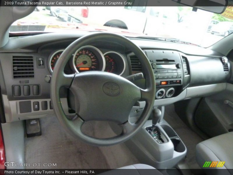 Barcelona Red Metallic / Graphite Gray 2009 Toyota Tacoma Regular Cab