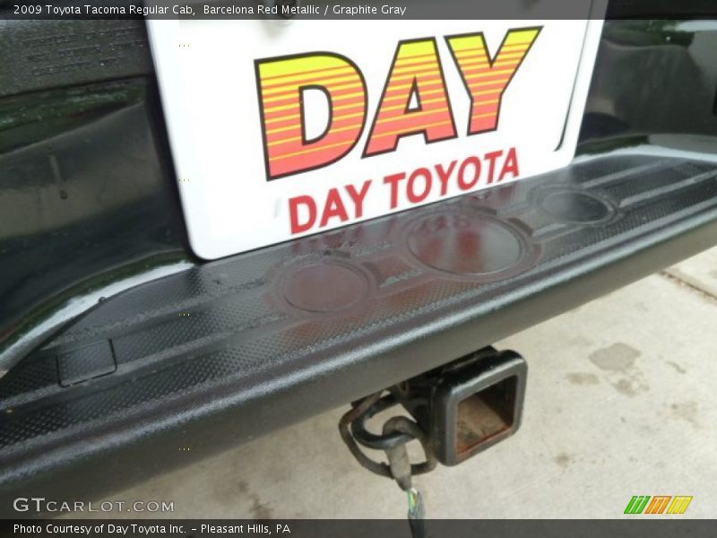 Barcelona Red Metallic / Graphite Gray 2009 Toyota Tacoma Regular Cab