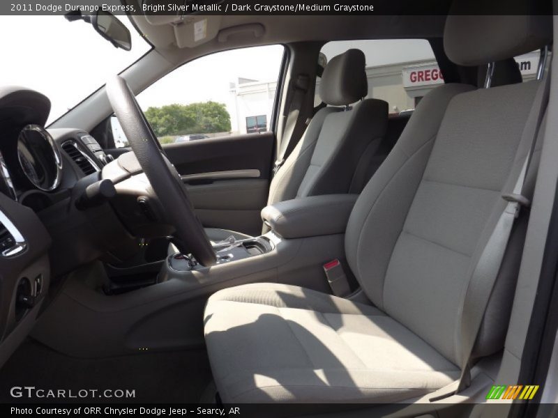 Bright Silver Metallic / Dark Graystone/Medium Graystone 2011 Dodge Durango Express