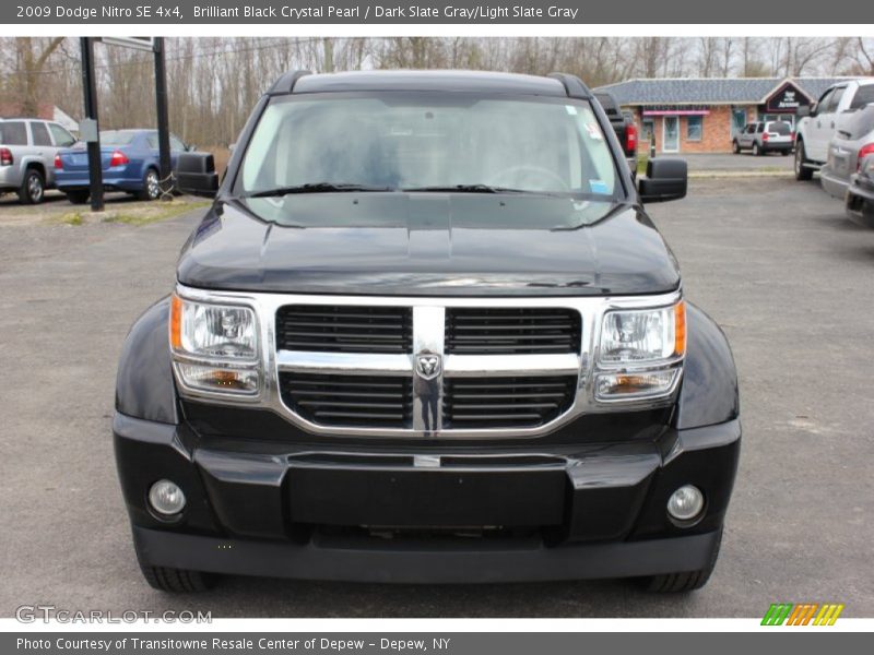 Brilliant Black Crystal Pearl / Dark Slate Gray/Light Slate Gray 2009 Dodge Nitro SE 4x4
