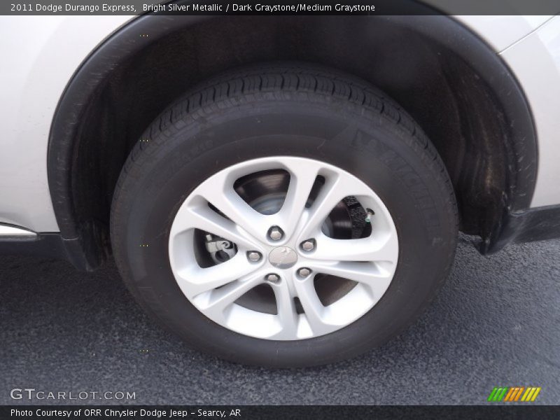 Bright Silver Metallic / Dark Graystone/Medium Graystone 2011 Dodge Durango Express