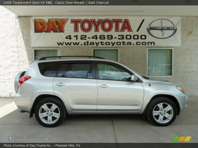 Classic Silver Metallic / Dark Charcoal 2006 Toyota RAV4 Sport V6 4WD