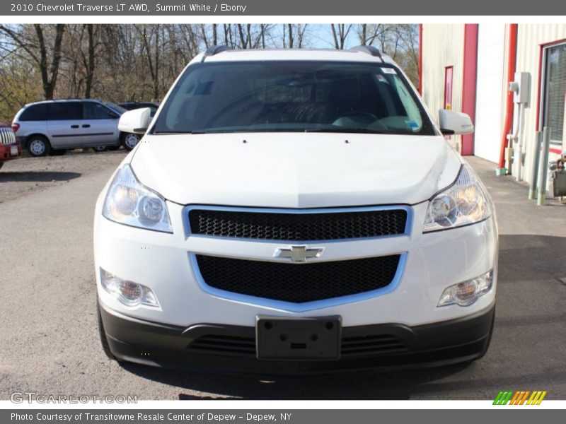 Summit White / Ebony 2010 Chevrolet Traverse LT AWD