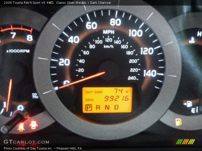 Classic Silver Metallic / Dark Charcoal 2006 Toyota RAV4 Sport V6 4WD