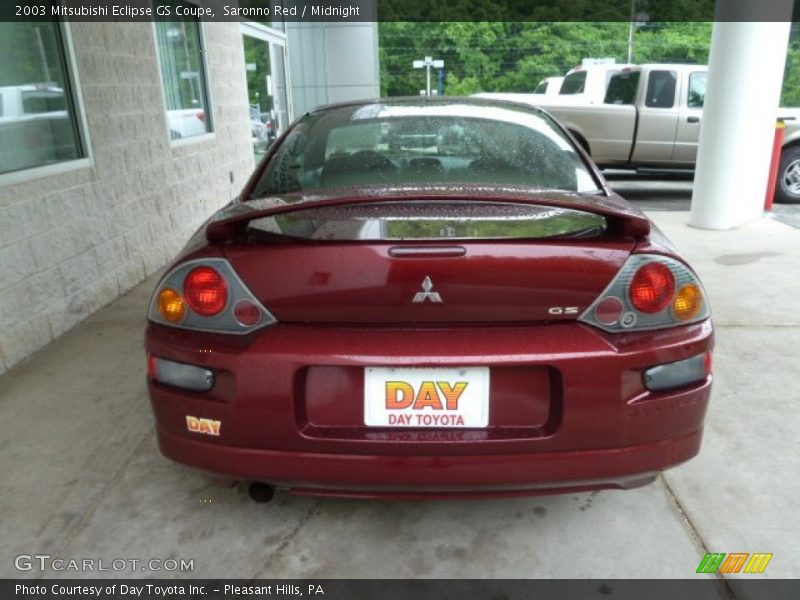 Saronno Red / Midnight 2003 Mitsubishi Eclipse GS Coupe