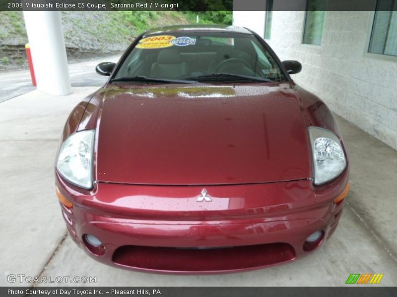 Saronno Red / Midnight 2003 Mitsubishi Eclipse GS Coupe