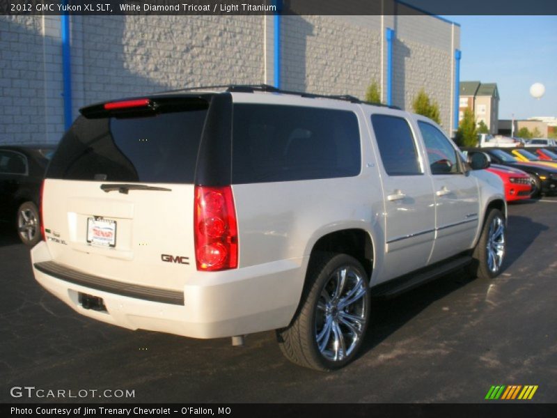 White Diamond Tricoat / Light Titanium 2012 GMC Yukon XL SLT