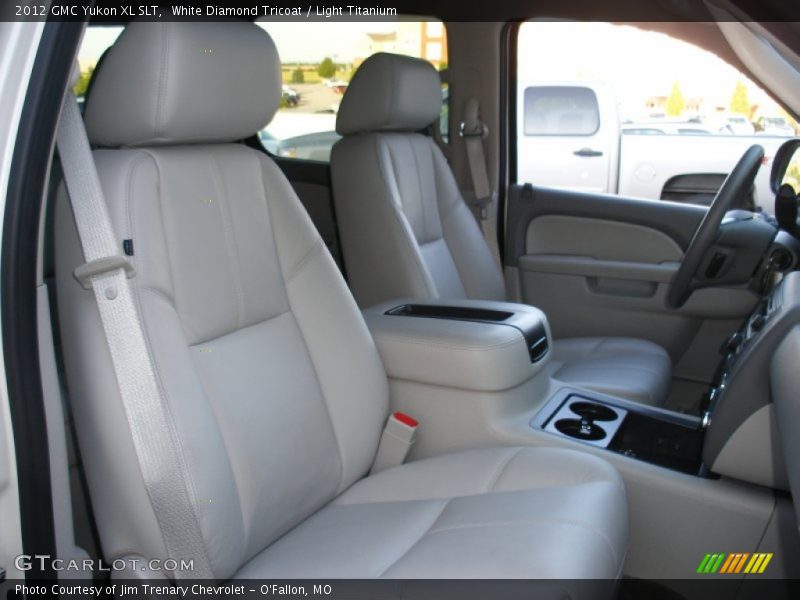 White Diamond Tricoat / Light Titanium 2012 GMC Yukon XL SLT