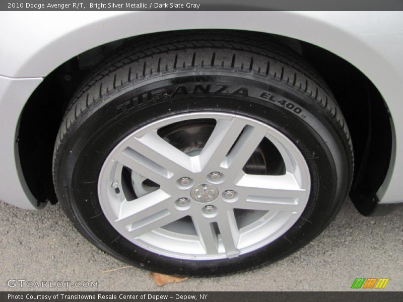 Bright Silver Metallic / Dark Slate Gray 2010 Dodge Avenger R/T