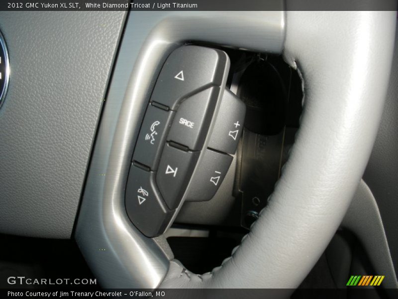White Diamond Tricoat / Light Titanium 2012 GMC Yukon XL SLT