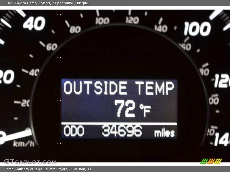 Super White / Bisque 2009 Toyota Camry Hybrid