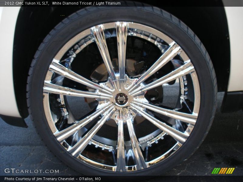White Diamond Tricoat / Light Titanium 2012 GMC Yukon XL SLT