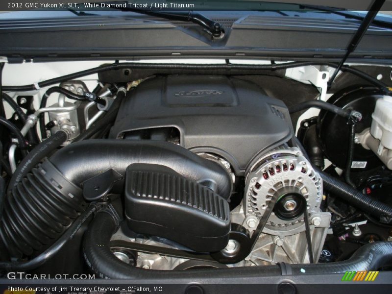 White Diamond Tricoat / Light Titanium 2012 GMC Yukon XL SLT