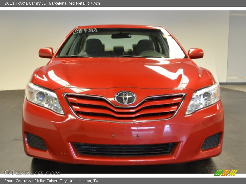 Barcelona Red Metallic / Ash 2011 Toyota Camry LE