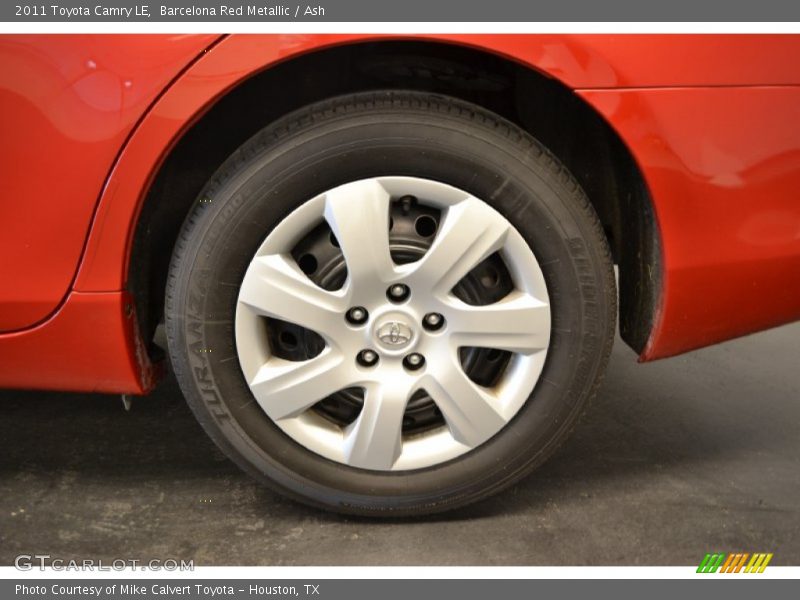 Barcelona Red Metallic / Ash 2011 Toyota Camry LE