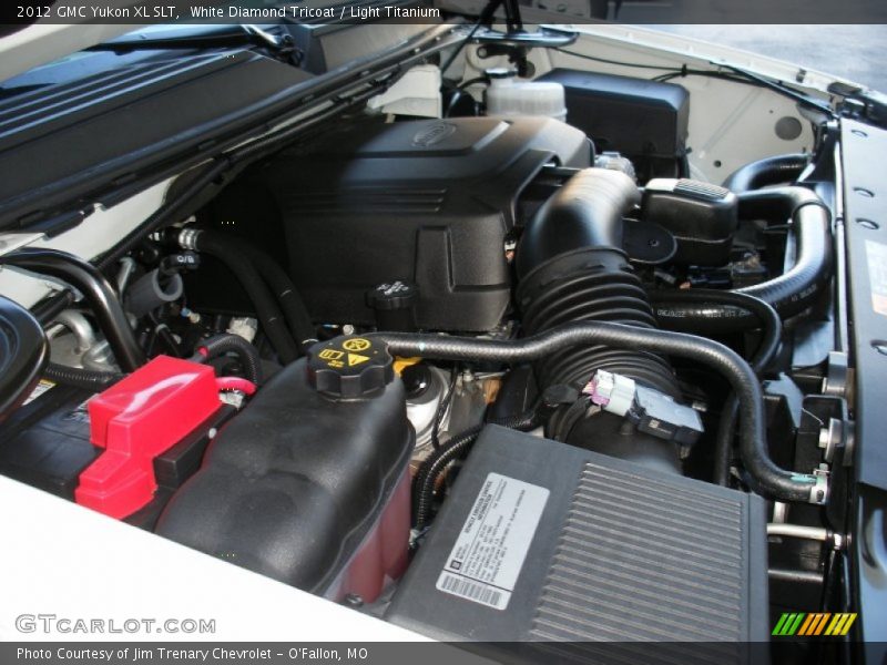 White Diamond Tricoat / Light Titanium 2012 GMC Yukon XL SLT