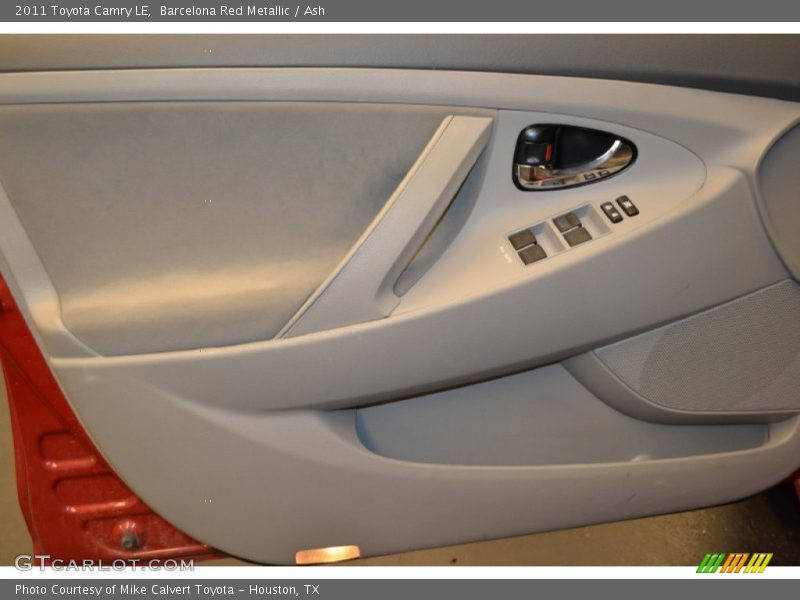 Barcelona Red Metallic / Ash 2011 Toyota Camry LE