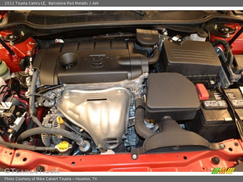 Barcelona Red Metallic / Ash 2011 Toyota Camry LE