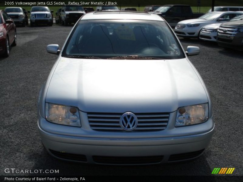 Reflex Silver Metallic / Black 2005 Volkswagen Jetta GLS Sedan