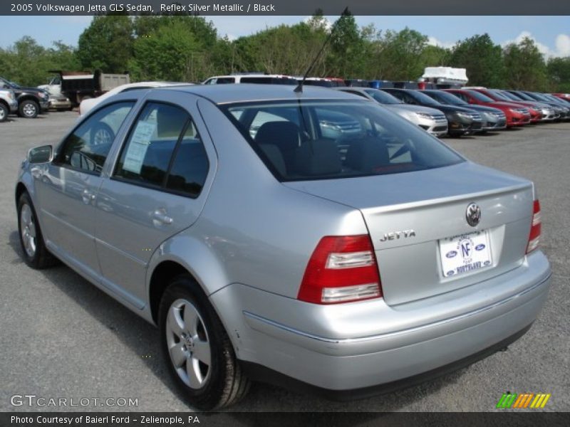 Reflex Silver Metallic / Black 2005 Volkswagen Jetta GLS Sedan