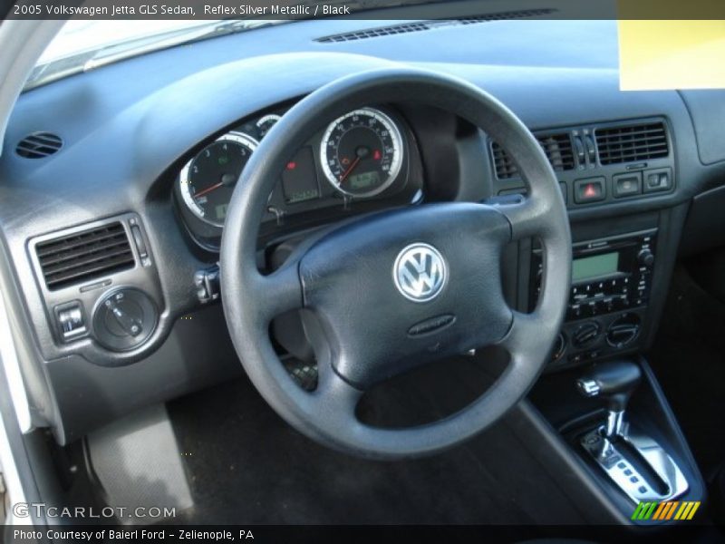 Reflex Silver Metallic / Black 2005 Volkswagen Jetta GLS Sedan